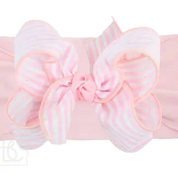 Beyond Creation Bow- Seersucker Headband