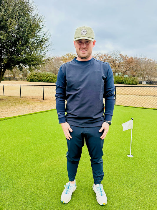 Mens Course Lite TX Popover Navy