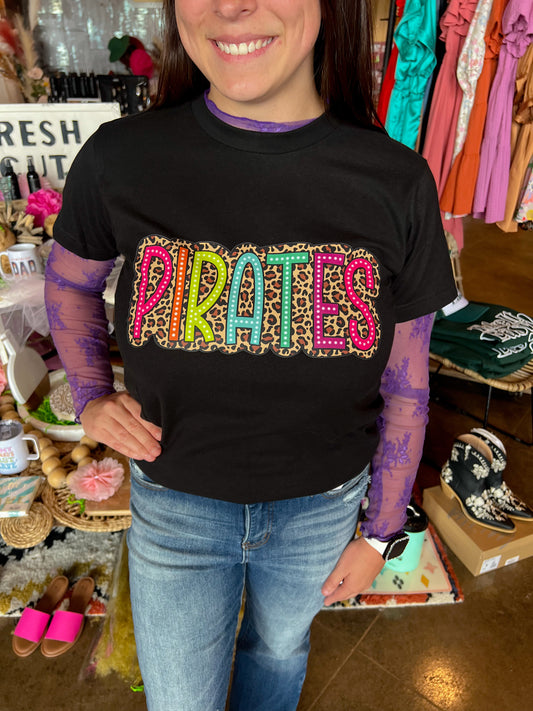 Pirates Leopard Graphic tee