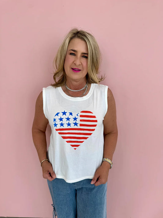 Stars & Stripes LA Mer Tank