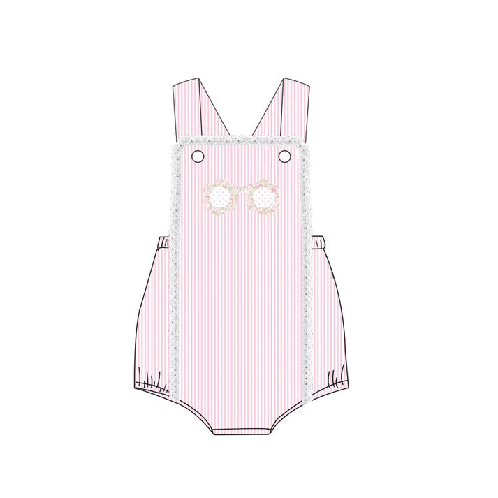 Girls Applique Sun Glasses Suit