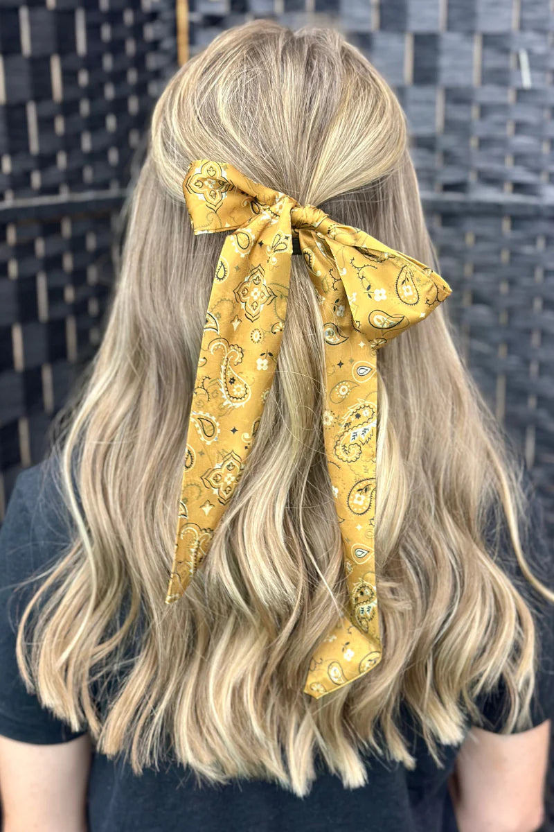 Game Day Latigo Hair Ribbon