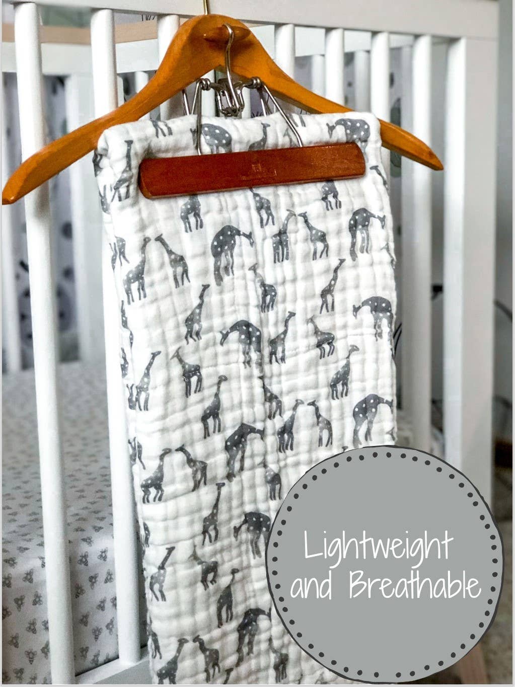 Giraffing Around - Baby Muslin Quilt