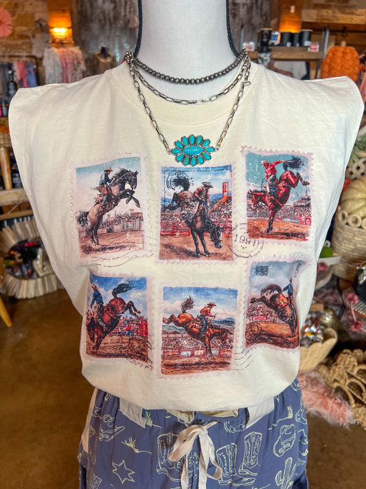 Rodeo Postcard Tee