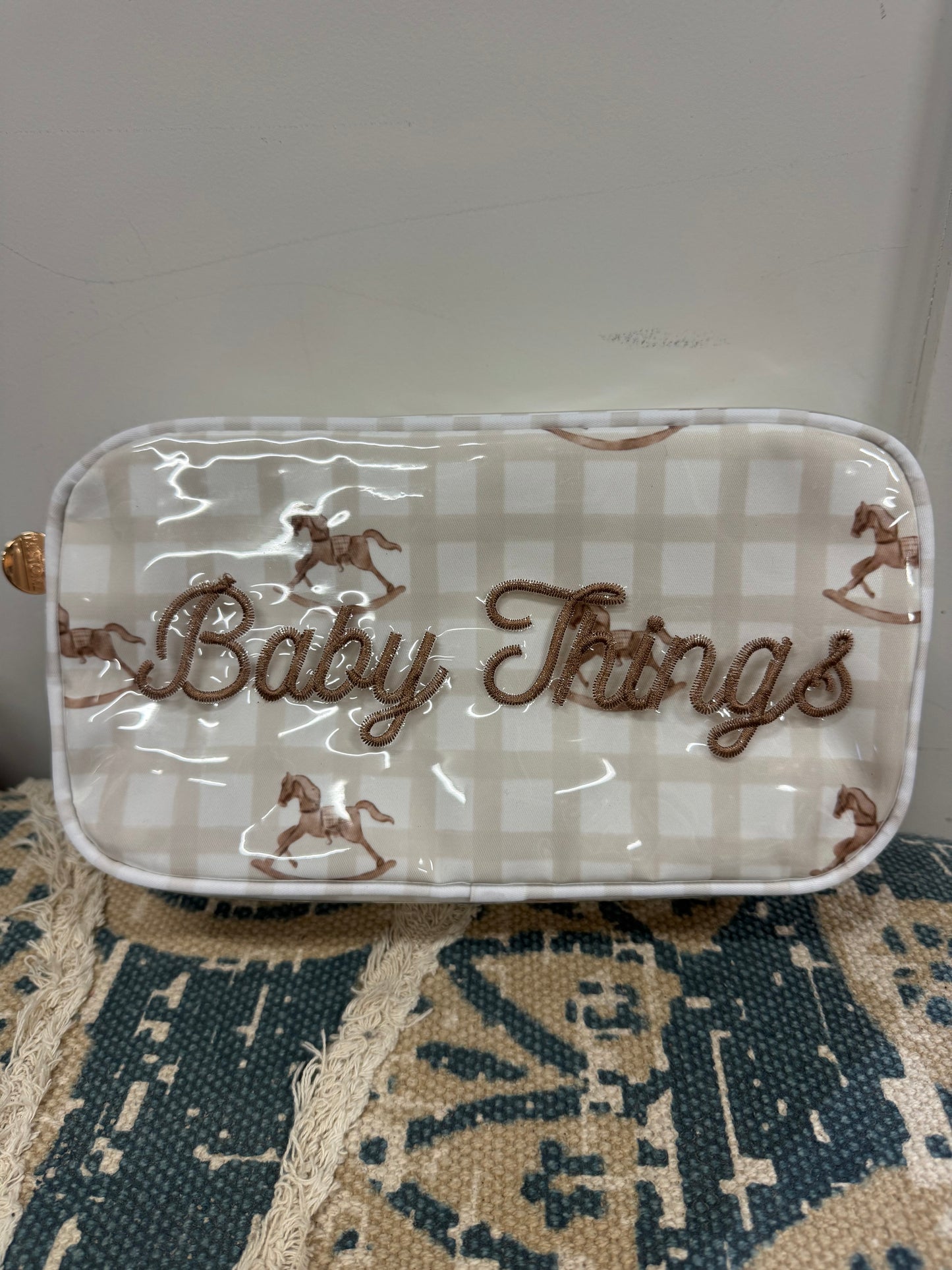 Kenz Kustomz Clear Coat Baby Things Medium Bag