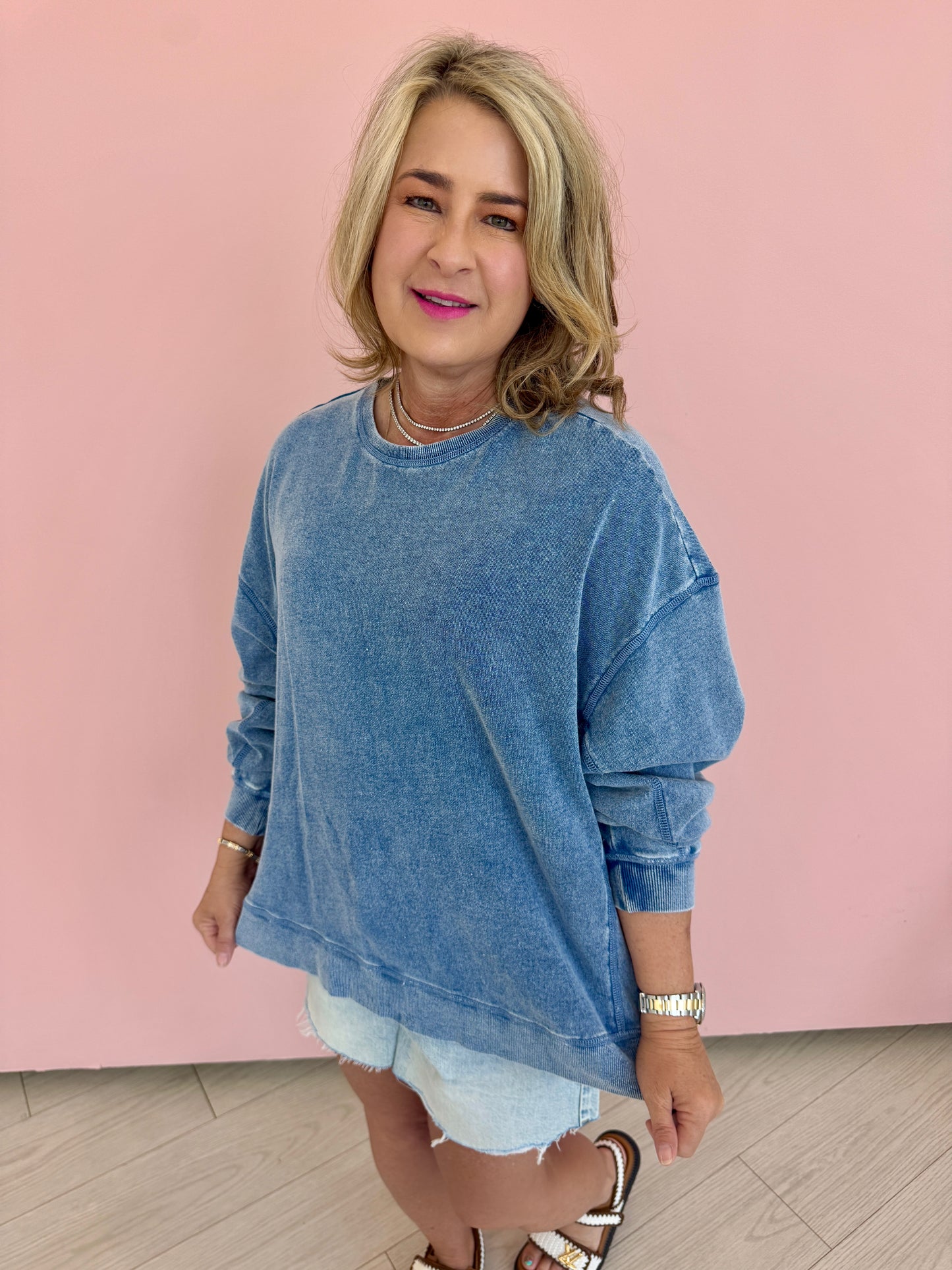 Knit Denim Modern Weekender