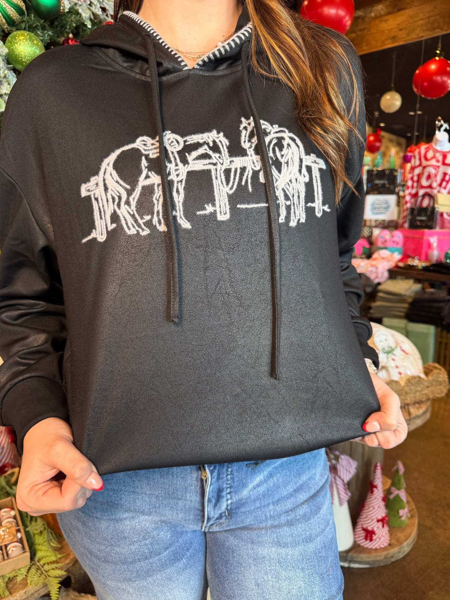 Leather or Not Hoodie