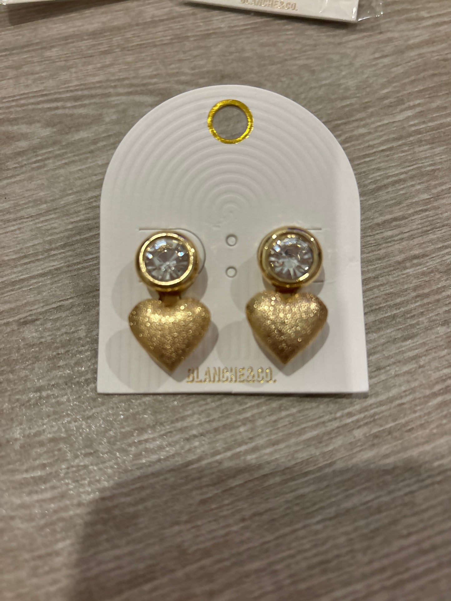 Heart Drop studs