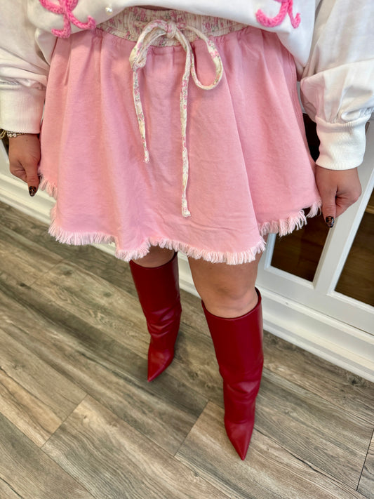 Allison Twill Skort Pink