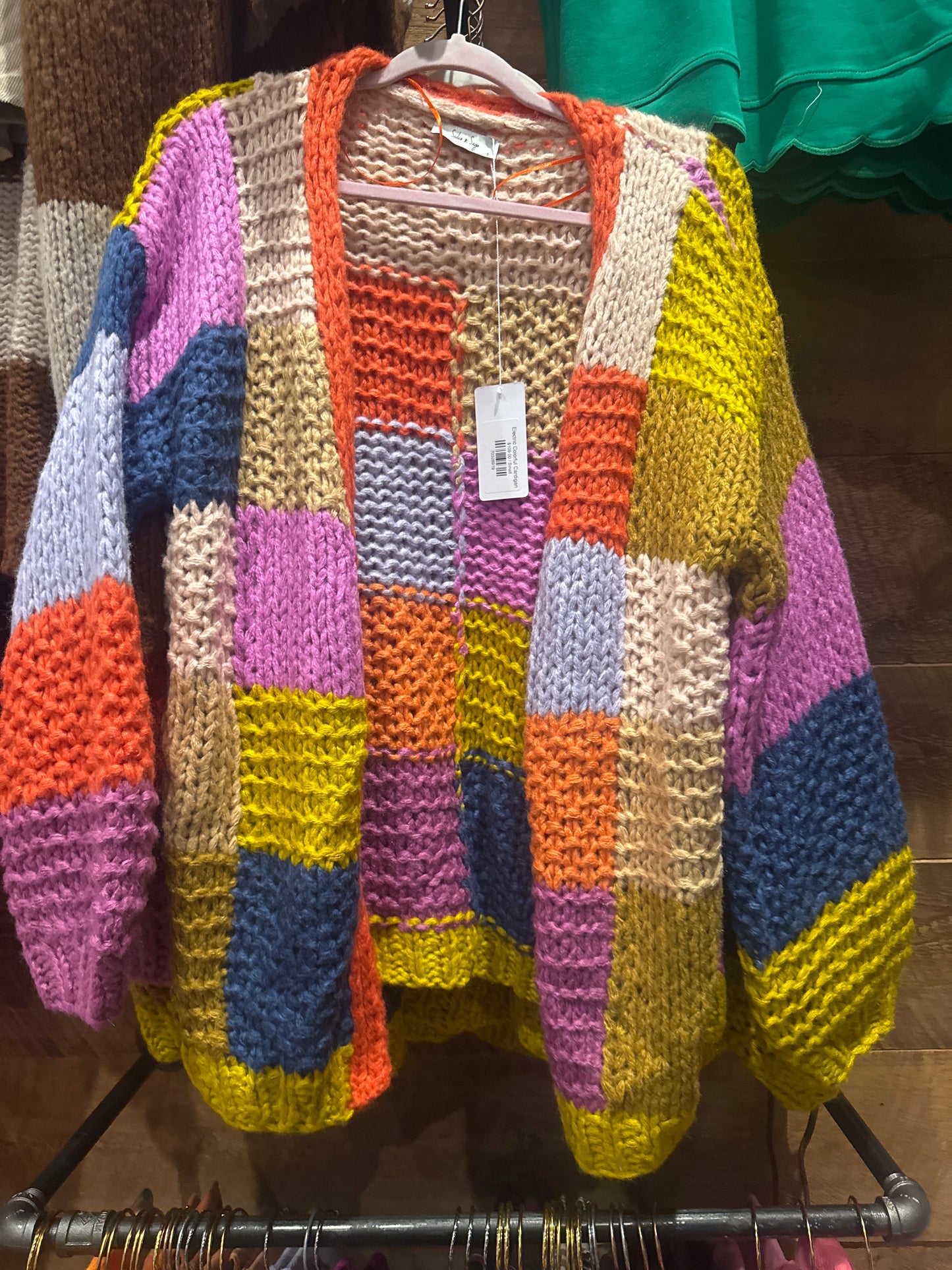 Electric Colorful Cardigan