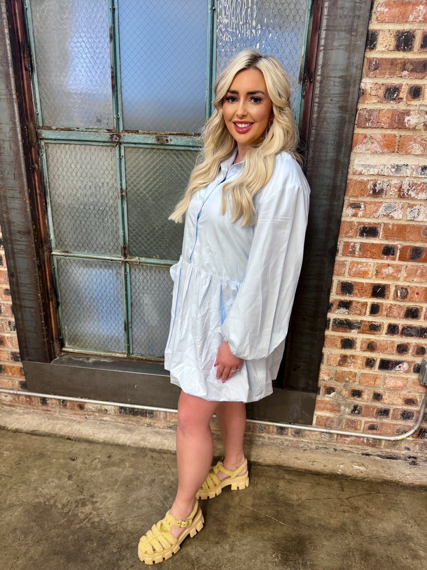 Lia Mini Dress Sky