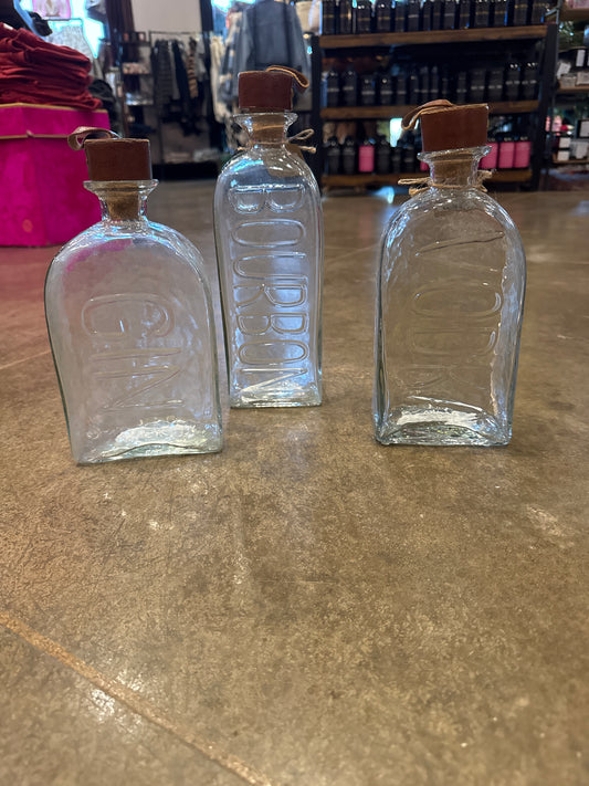 Glass Leather Decanter