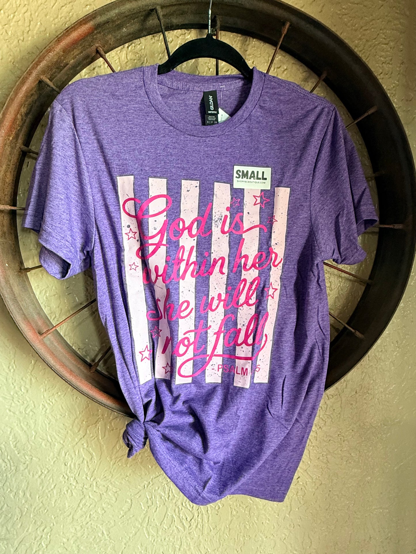 God Is Within Her She Will Not Fall Graphic Tee
