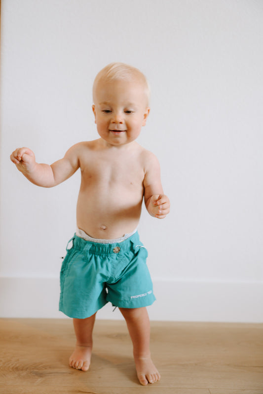 Baby mallard shorts Green