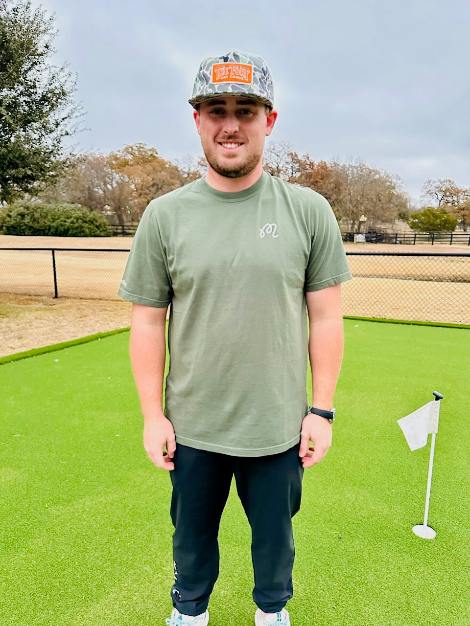BERMUDA FORAGING TEE- Green