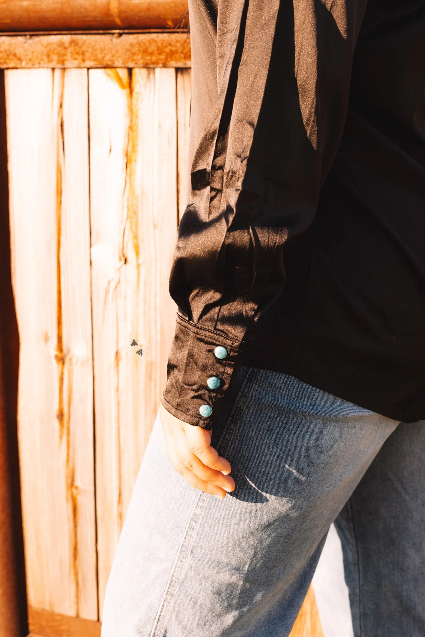 Satin Black Longsleeve