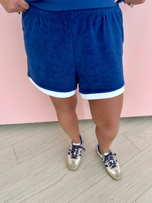 Soyer Terry Short- Navy