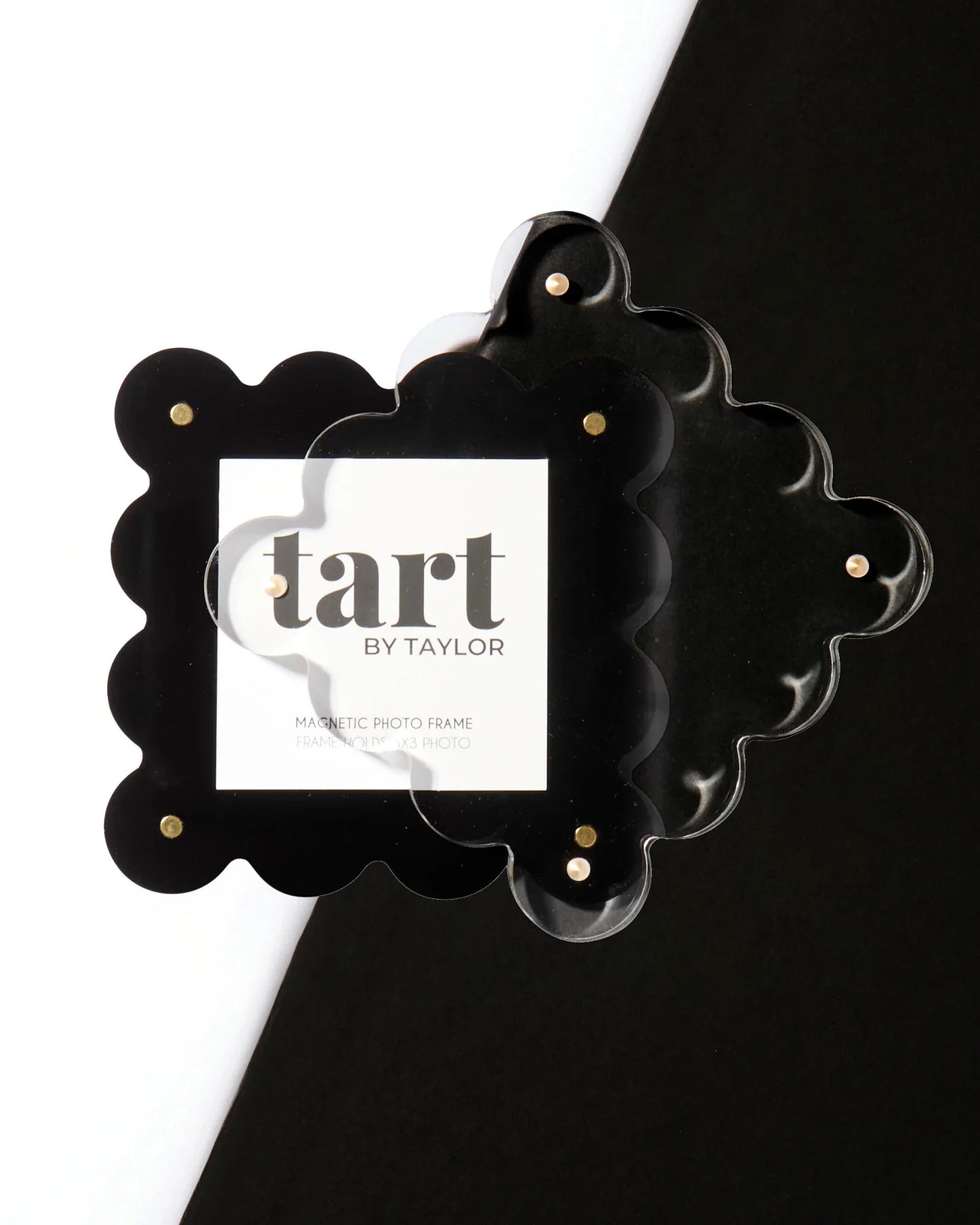 Mini Free Standing Bubble Acrylic Frame - Black