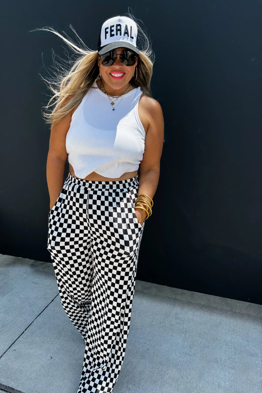 Checkered pants