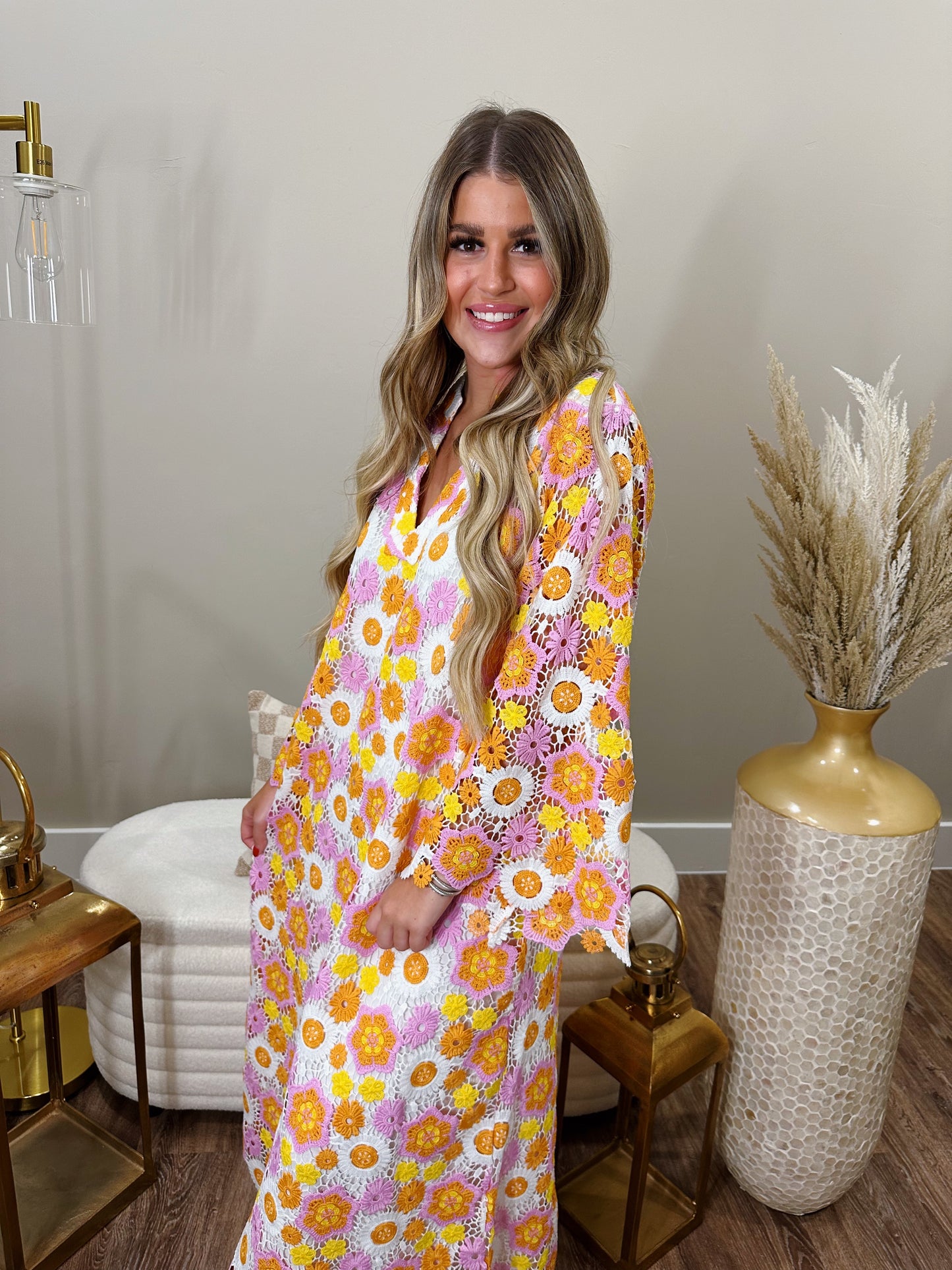 Hali Lace Midi