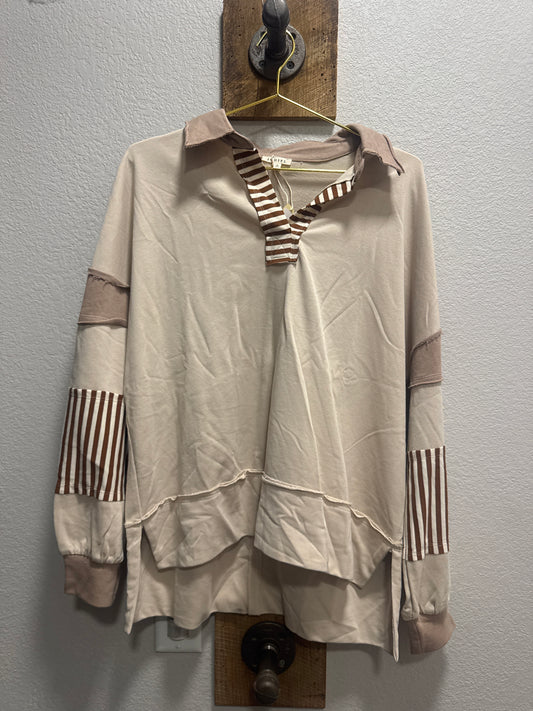 Jessie Top- Taupe