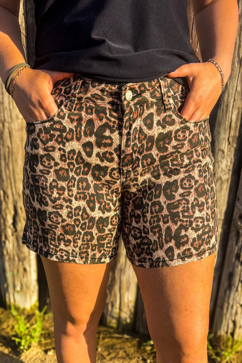 Cowpoke Leopard Short