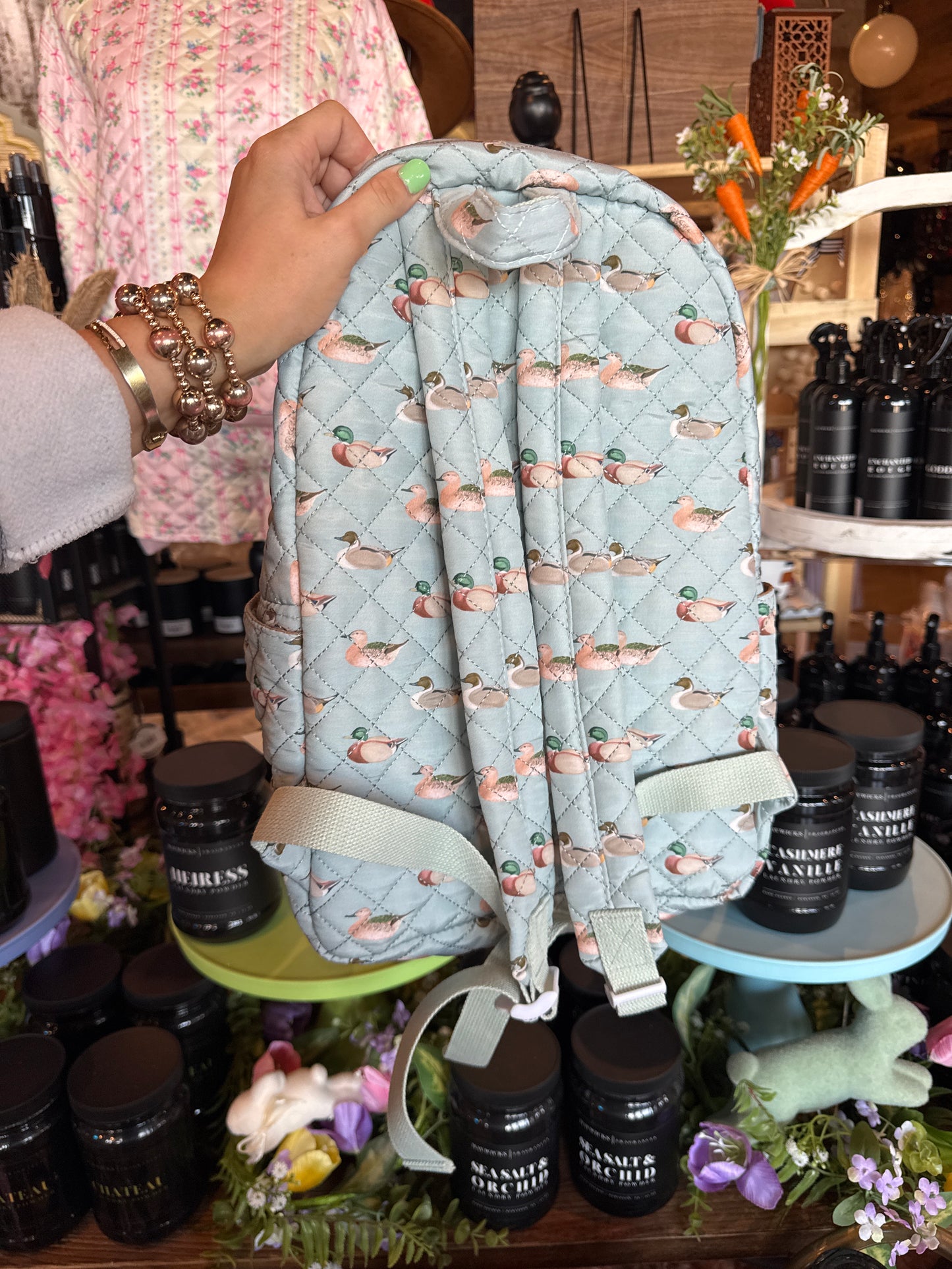 Vintage Duck Quilted Backpack