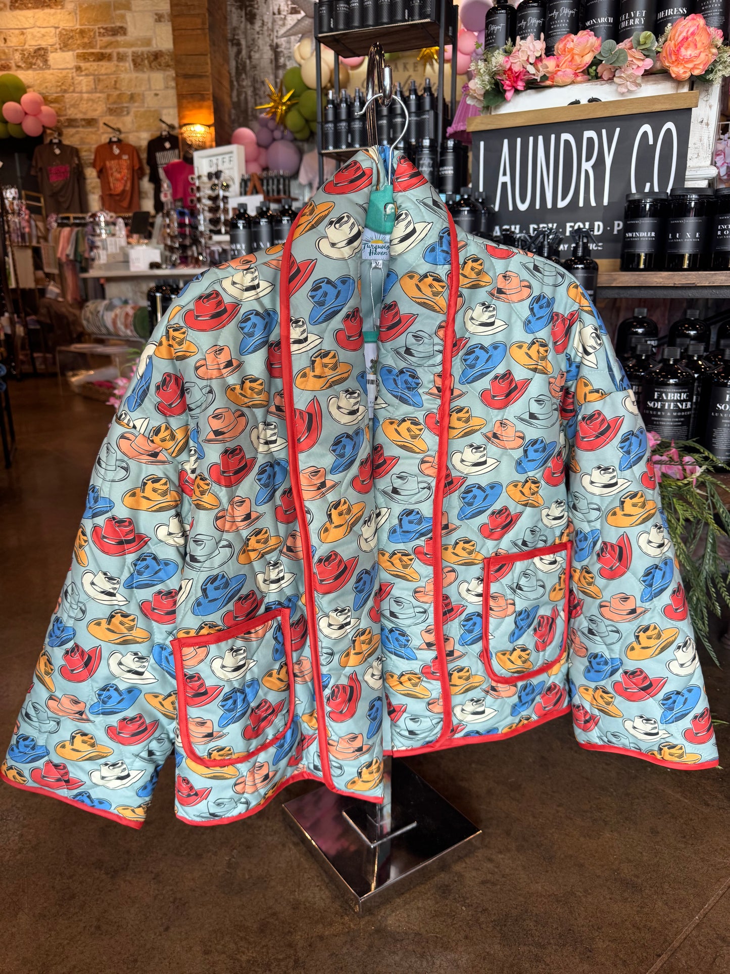 Cowboy Hat Quilt Jacket