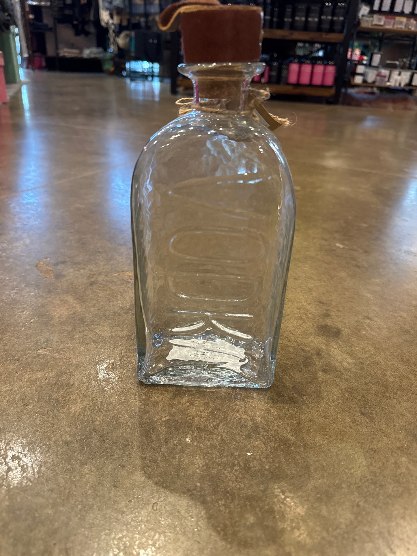 Glass Leather Decanter