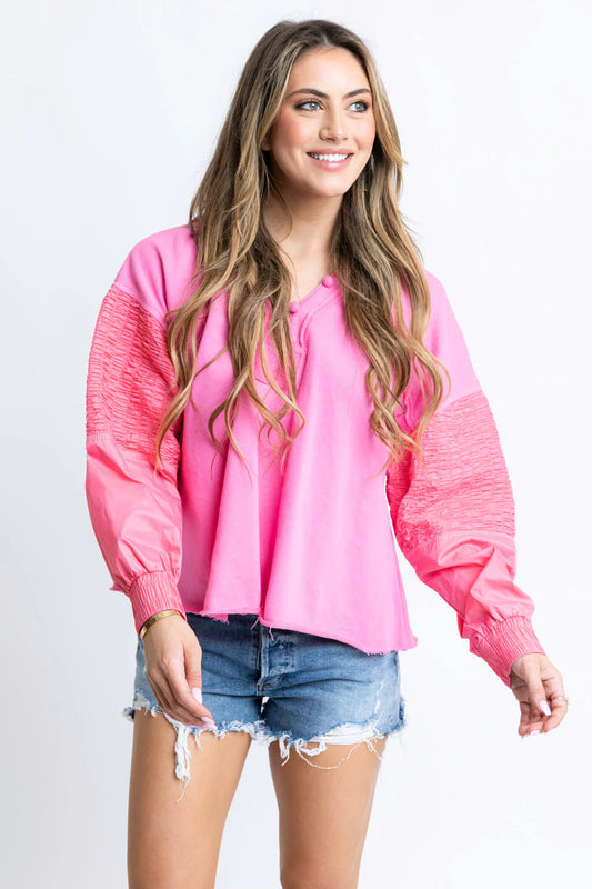 Knit Novelty Sweatshirt