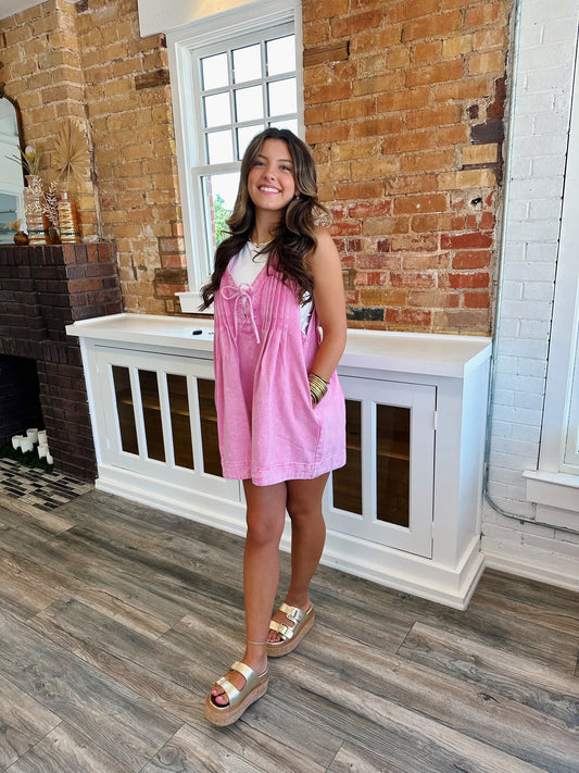 Lilly Romper Pink