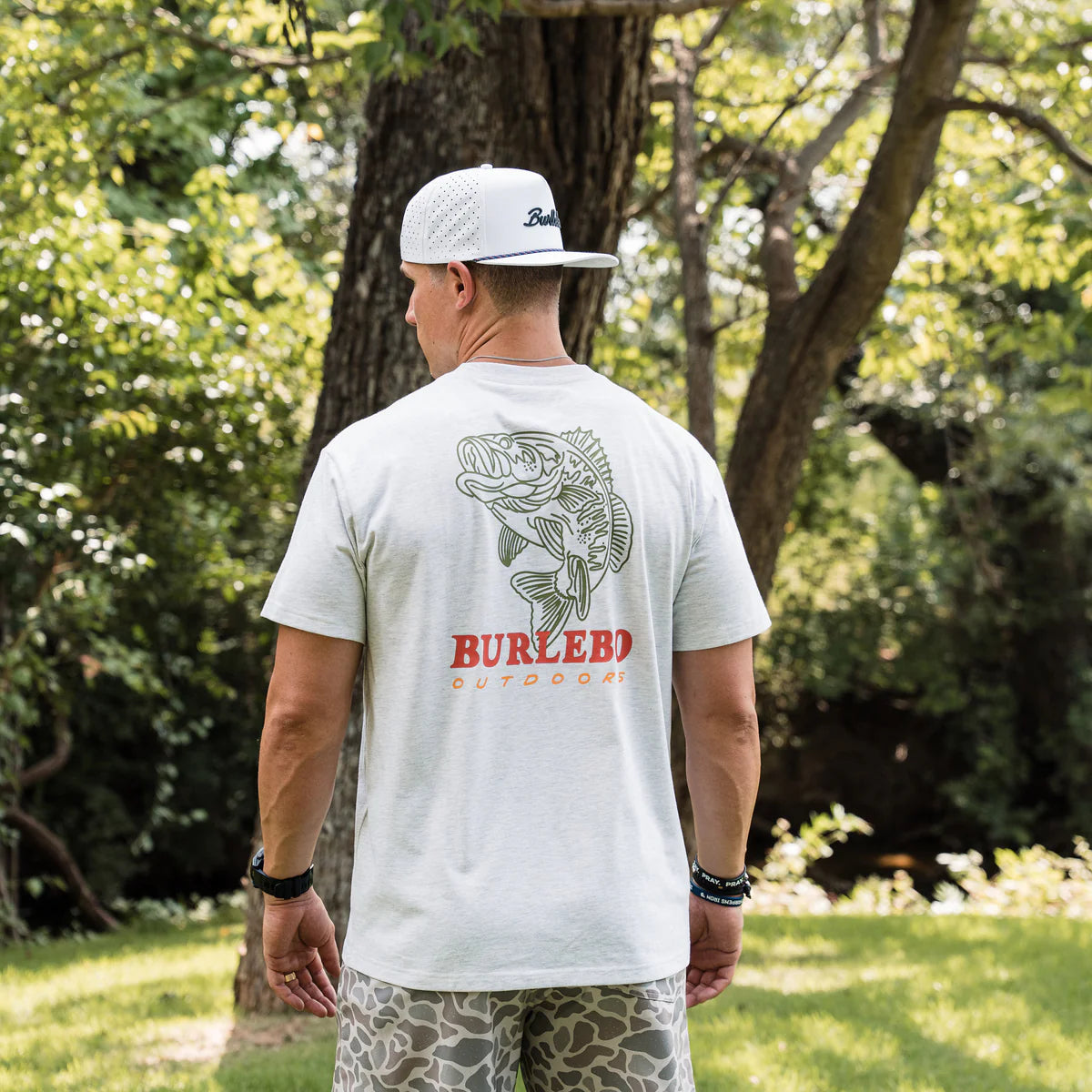 Short Sleeve Tee - Fish Wild - Ash Grey