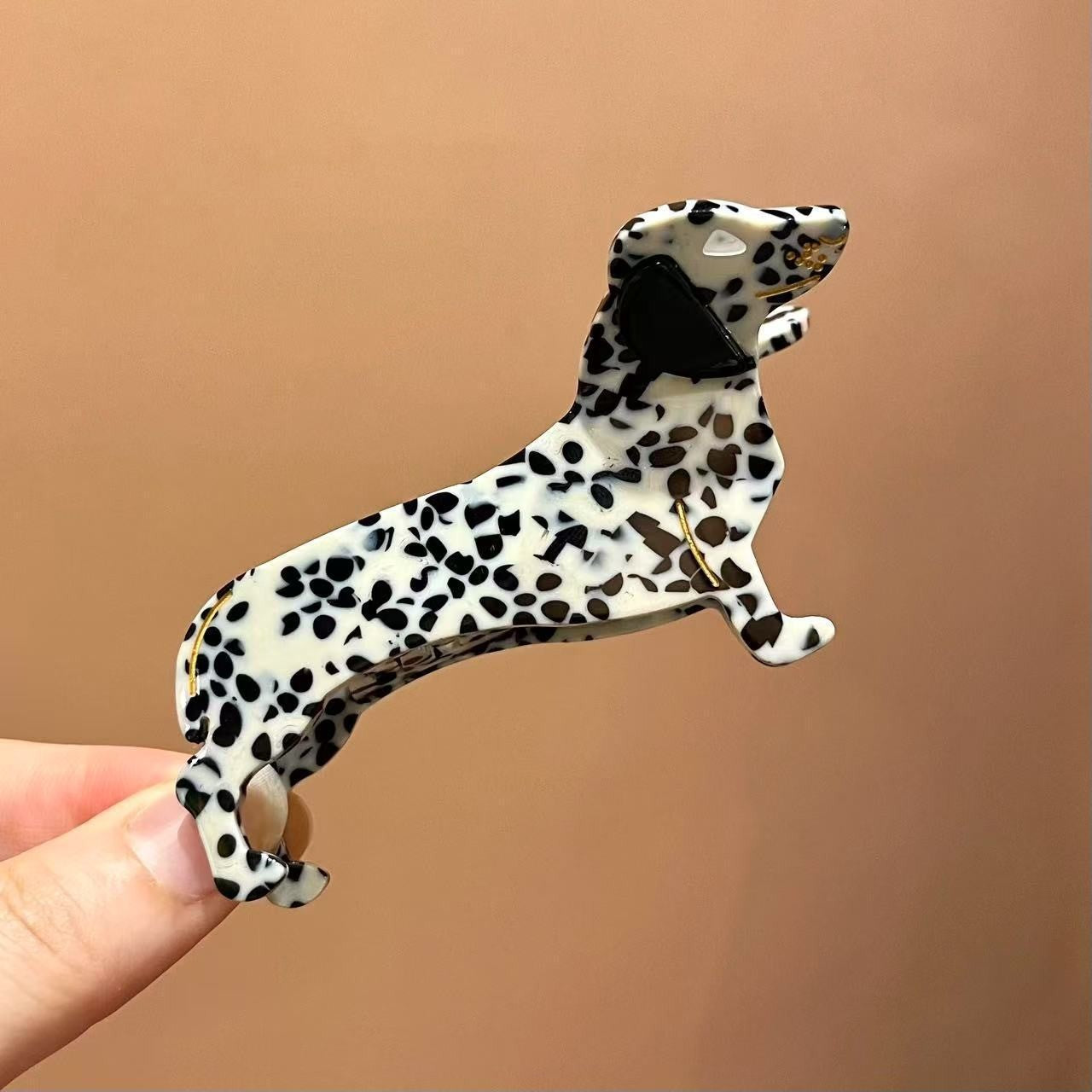 The Dog Days Are Over Dachshund Doxie Hair Clip