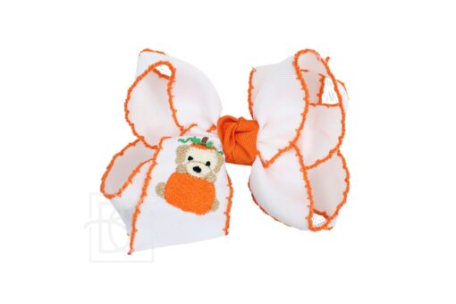 Dog Pumpkin Bow