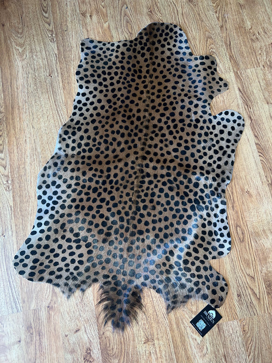 Cheetah Print Goat Hide