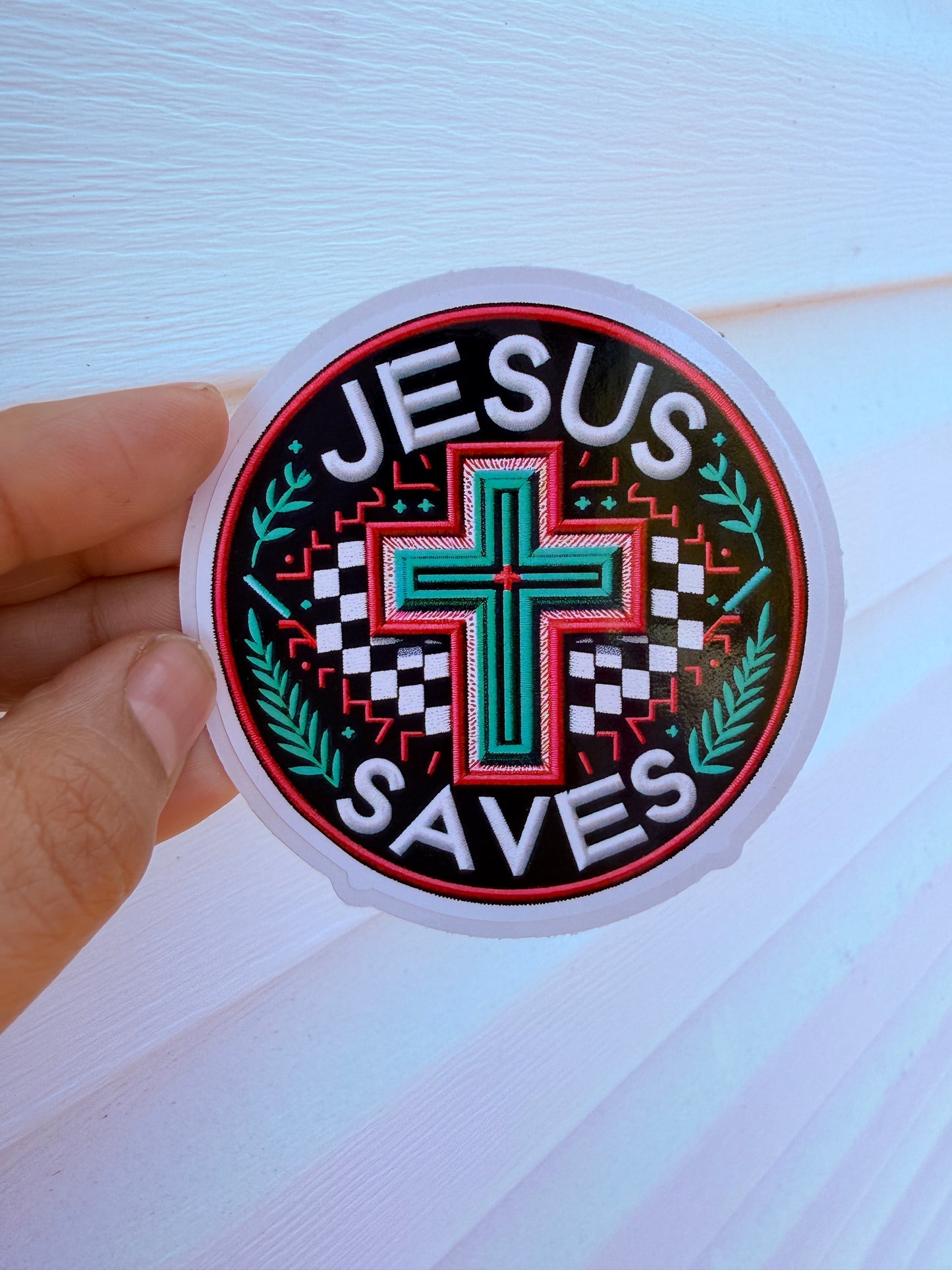 Jesus Saves Sticker
