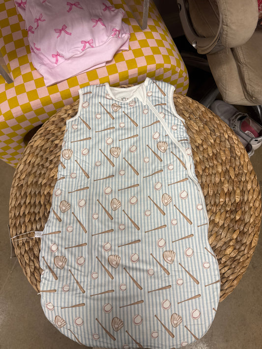 boys baseball sleep sack