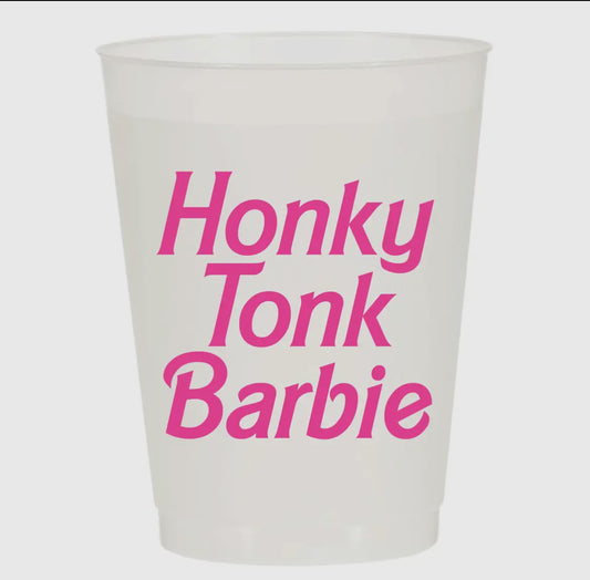 Honky Tonk Barbie cups