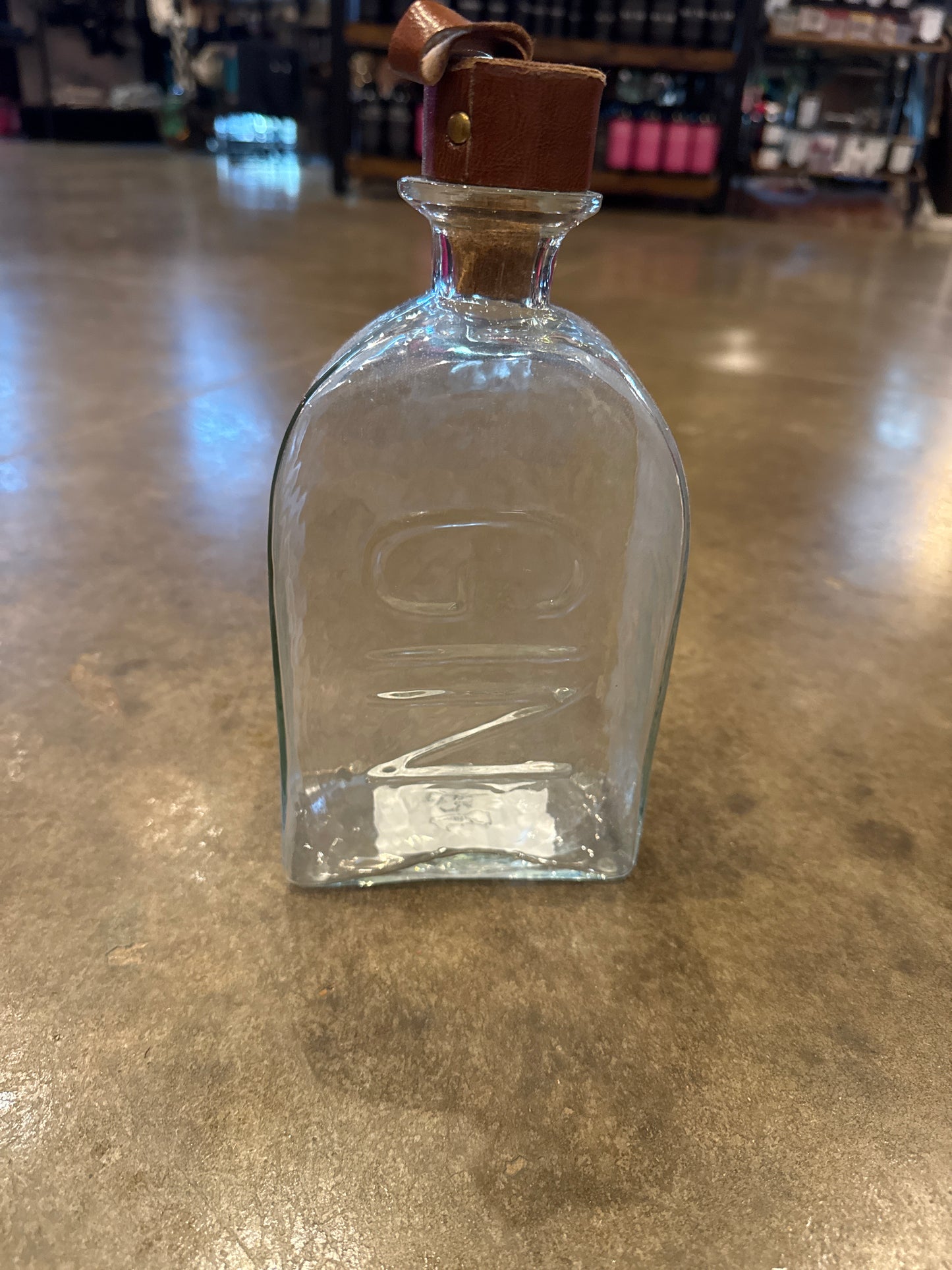 Glass Leather Decanter