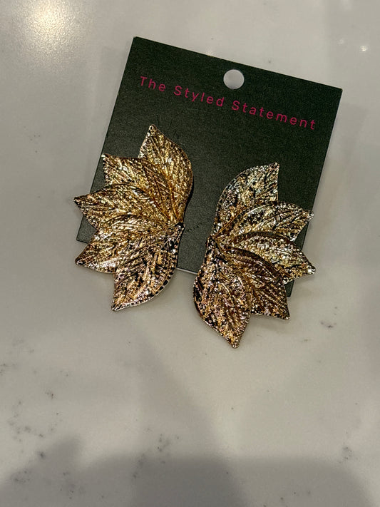 18kpl leaf earrings