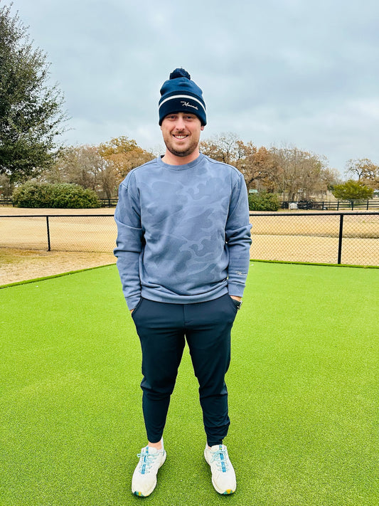 Mens TR Camo Fleece Blue