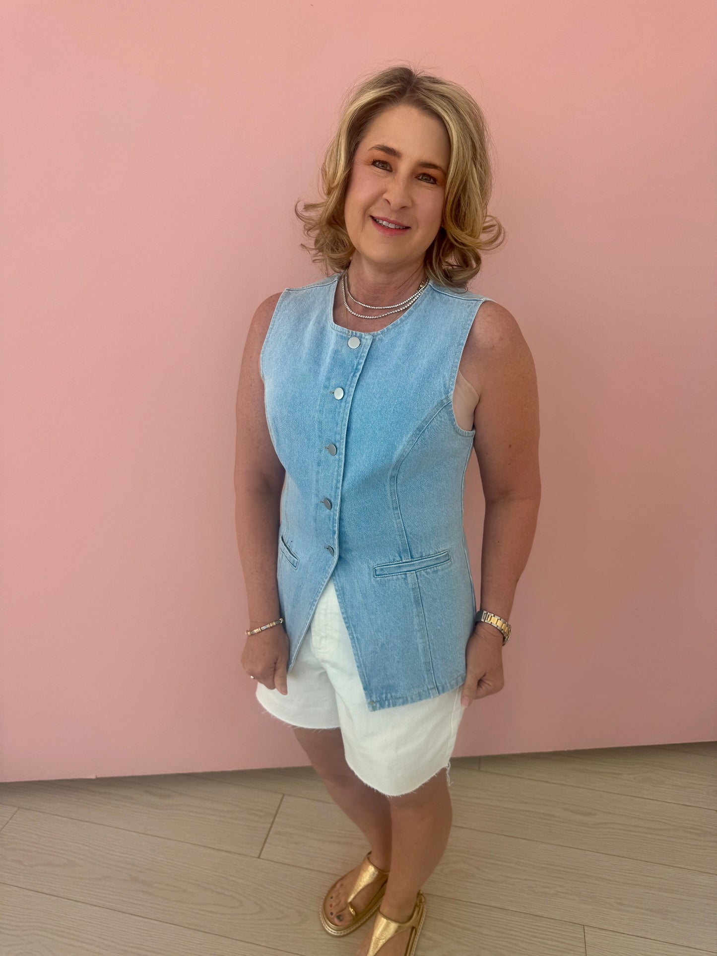 Bernadette Top Light Denim