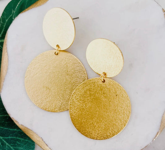 Plated Brass Earrings