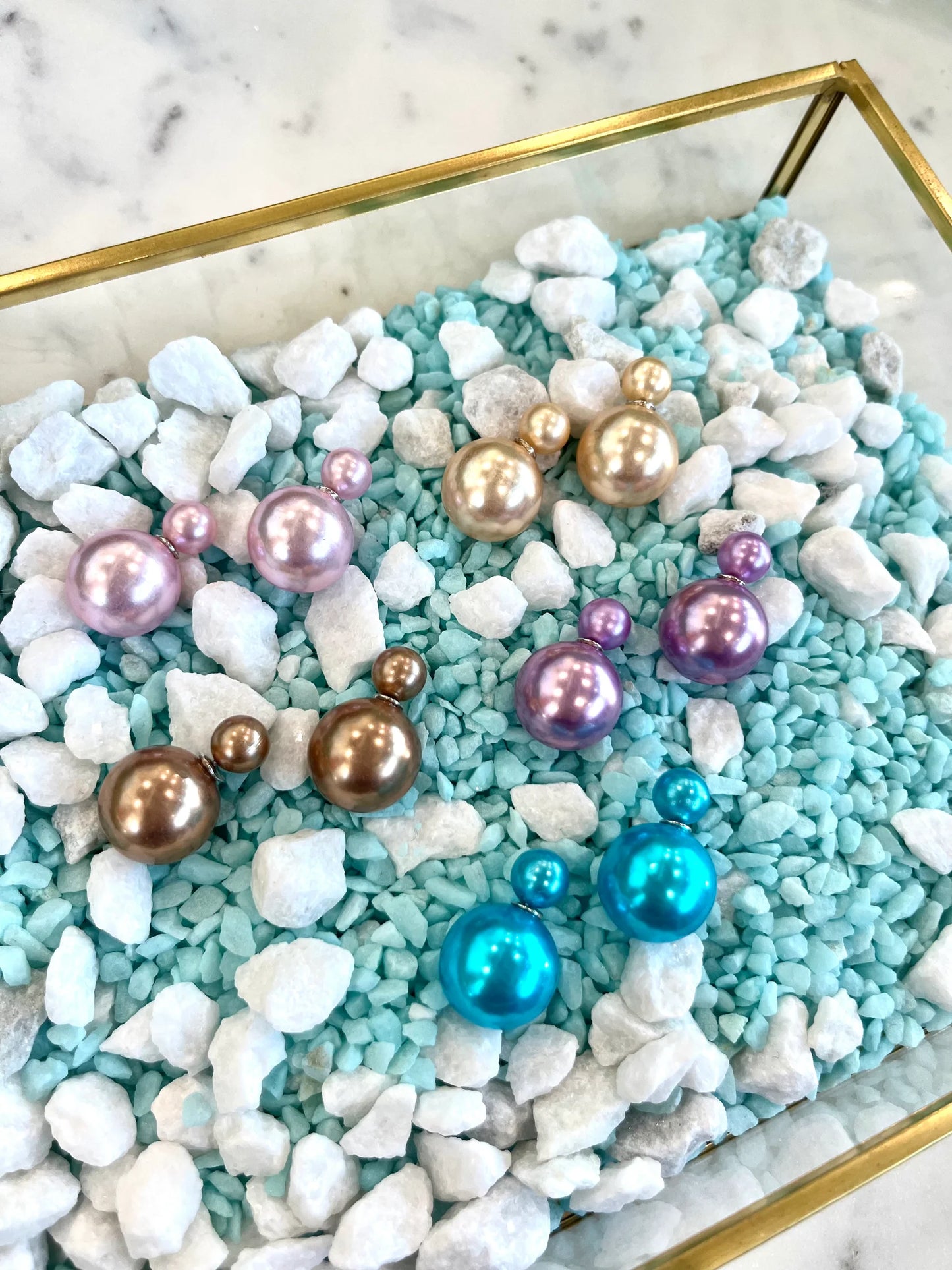 Double Ball Earrings