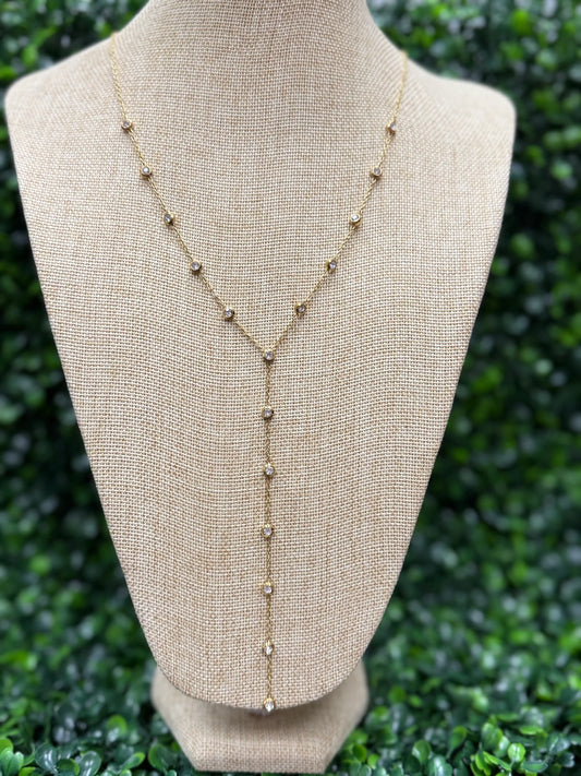 Aurelia Gold Dangle Necklace