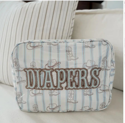 Western Blues Diaper Bag