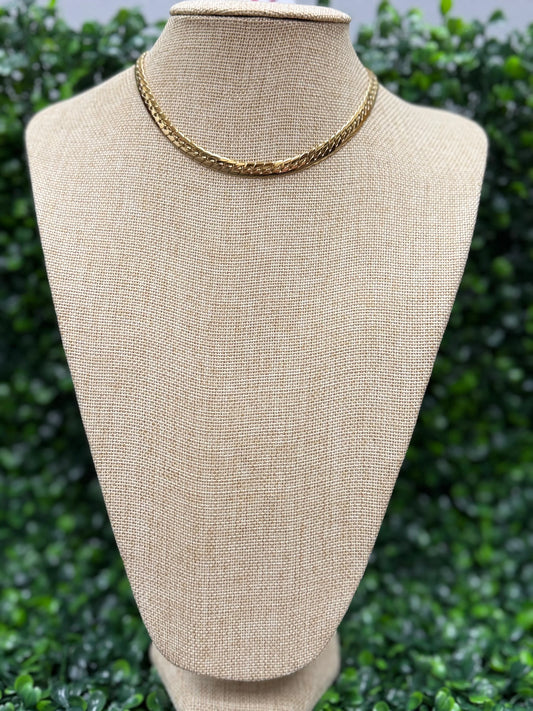 The "Liquid Gold" Waterproof Snake Chain Necklace