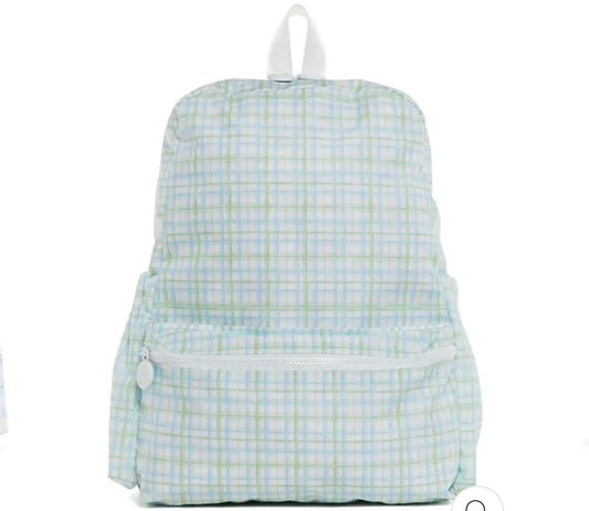 Classic Plaid Green Backpack