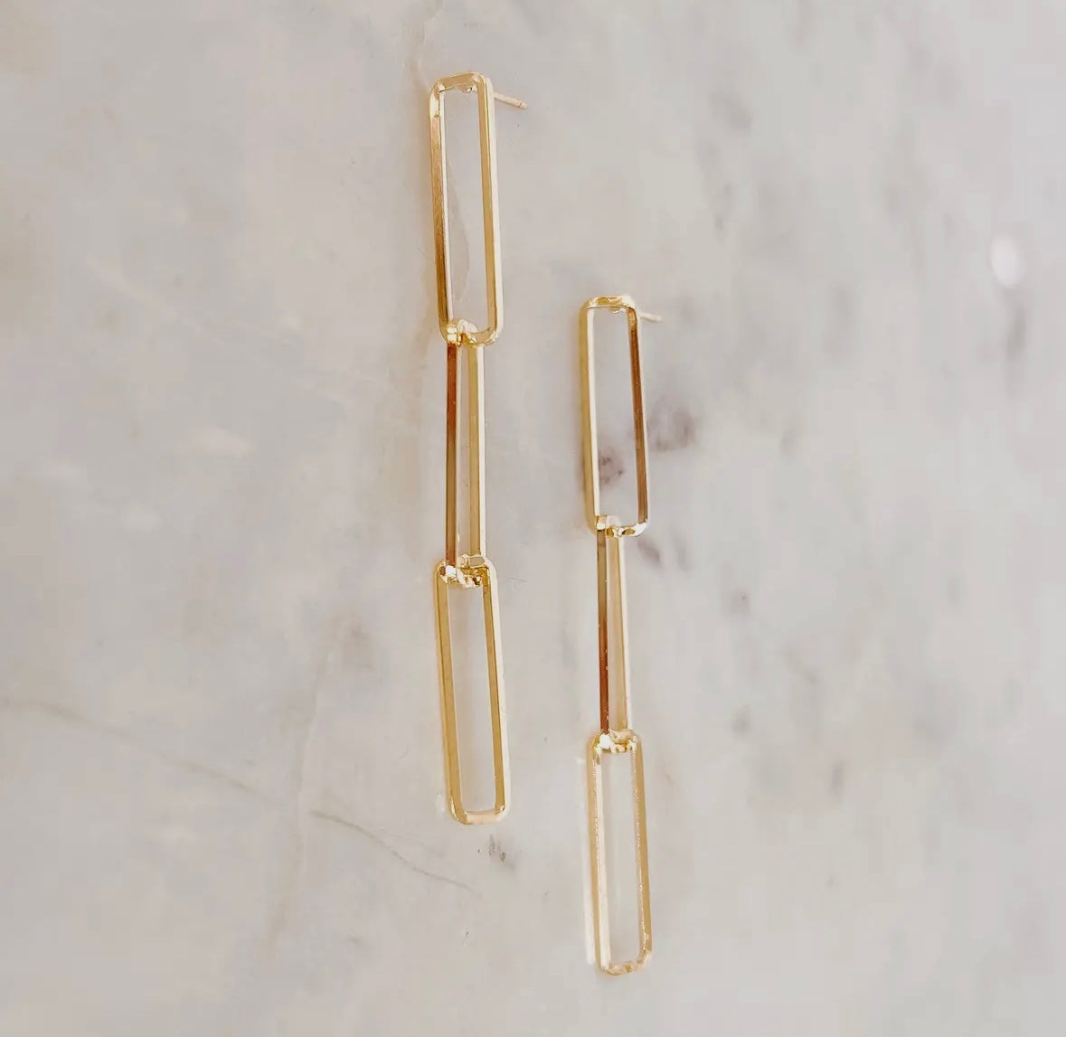 Paperclip earrings