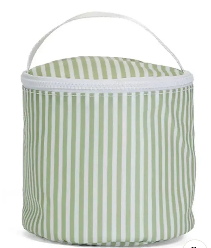 Snack Bag- Stripe Sage
